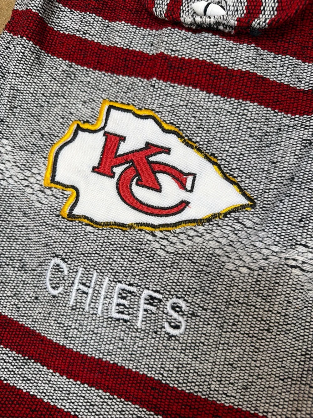 Kansas City Chiefs Southwestern Print Handmade Woven Aztec Pattern Backpack NFL